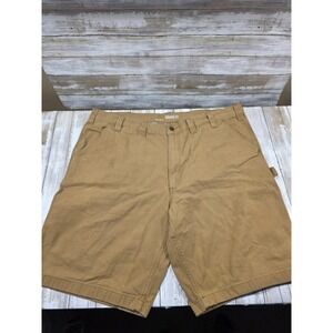 Carhartt Mens‎ Relaxed Fit Cargo Shorts Khaki Size 44 Workwear Utility Pockets